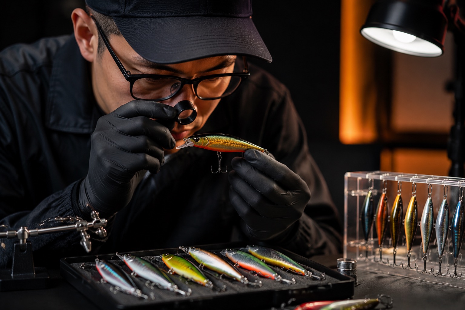 Quality control inspection for fishing lures